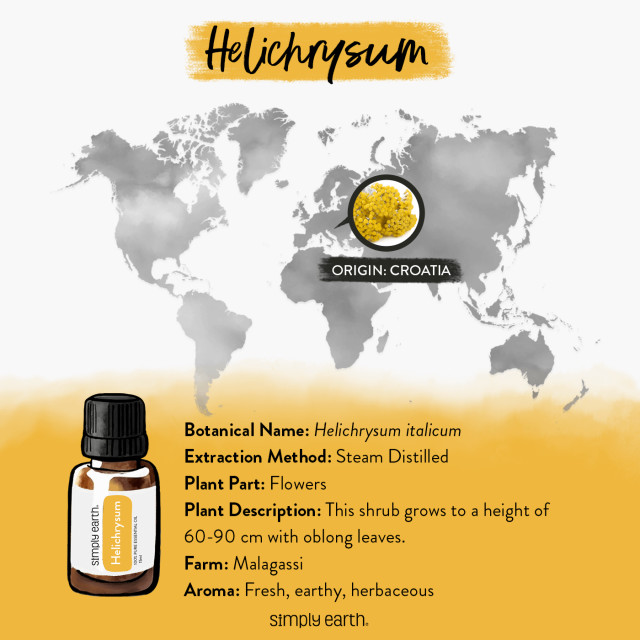 Simply Earth | Organic Helichrysum Essential Oil